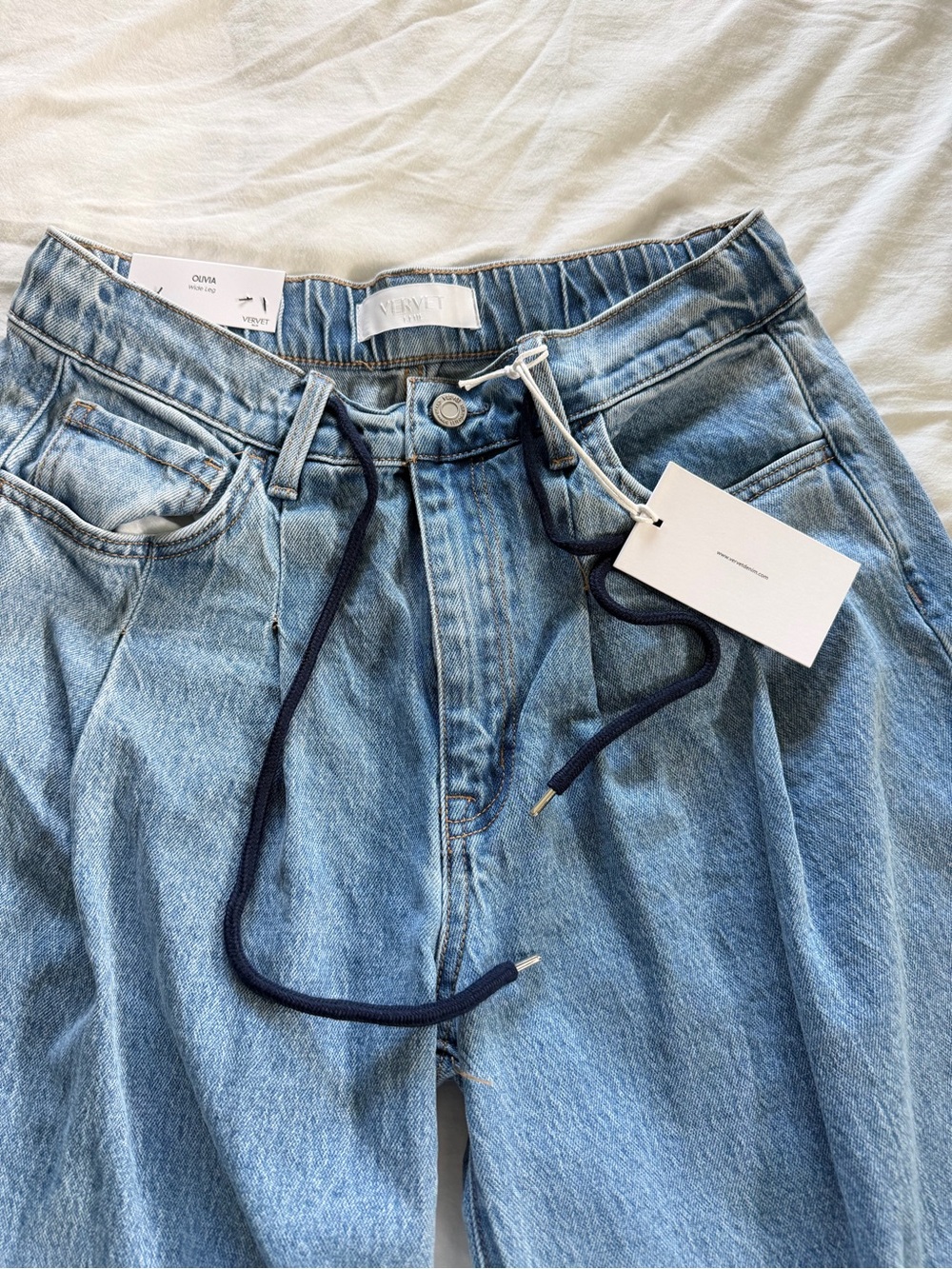 NWT OLIVIA Wide Leg Jeans 28 - Picture 3 of 7